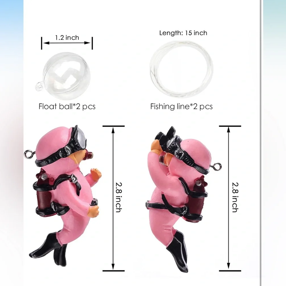 Pink Aquarium Fish Diver